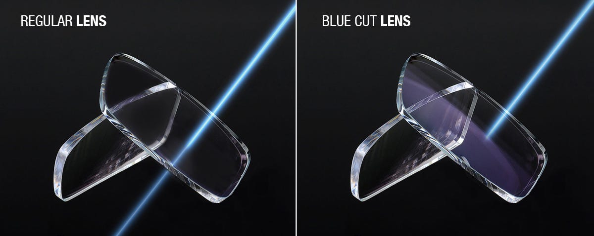 Regular vs Blue Cut Lenses